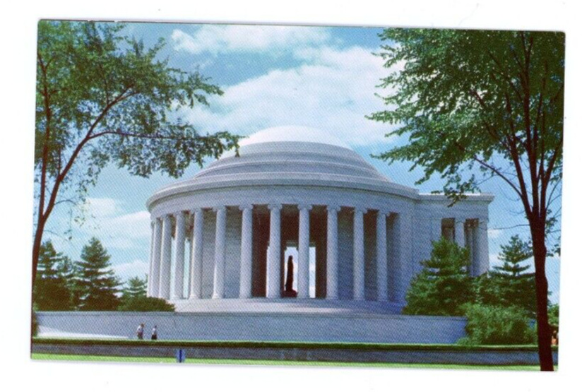 Vintage Postcard  WASHINGTON D.C.       THE JEFFERSON MEMORIAL CHROME
