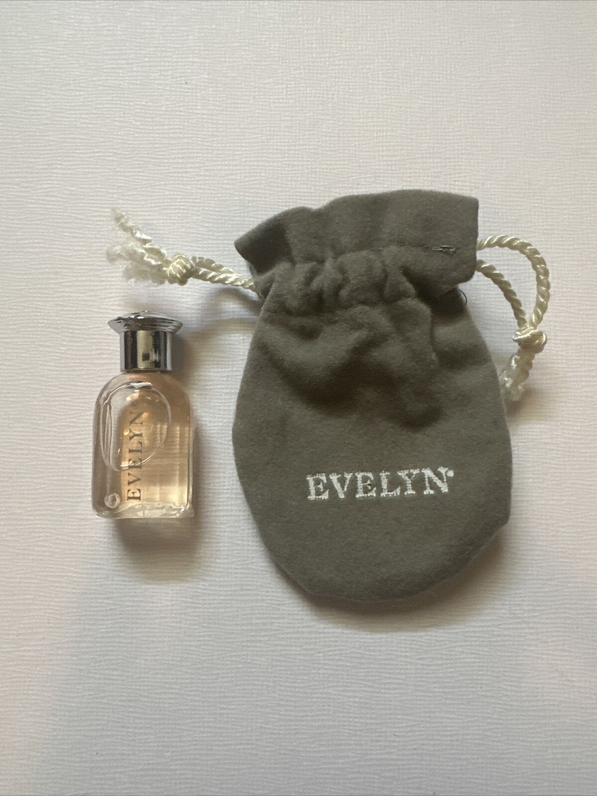 Vintage EVELYN by Crabtree & Evelyn Mini Perfume Bottle + Mini Bag