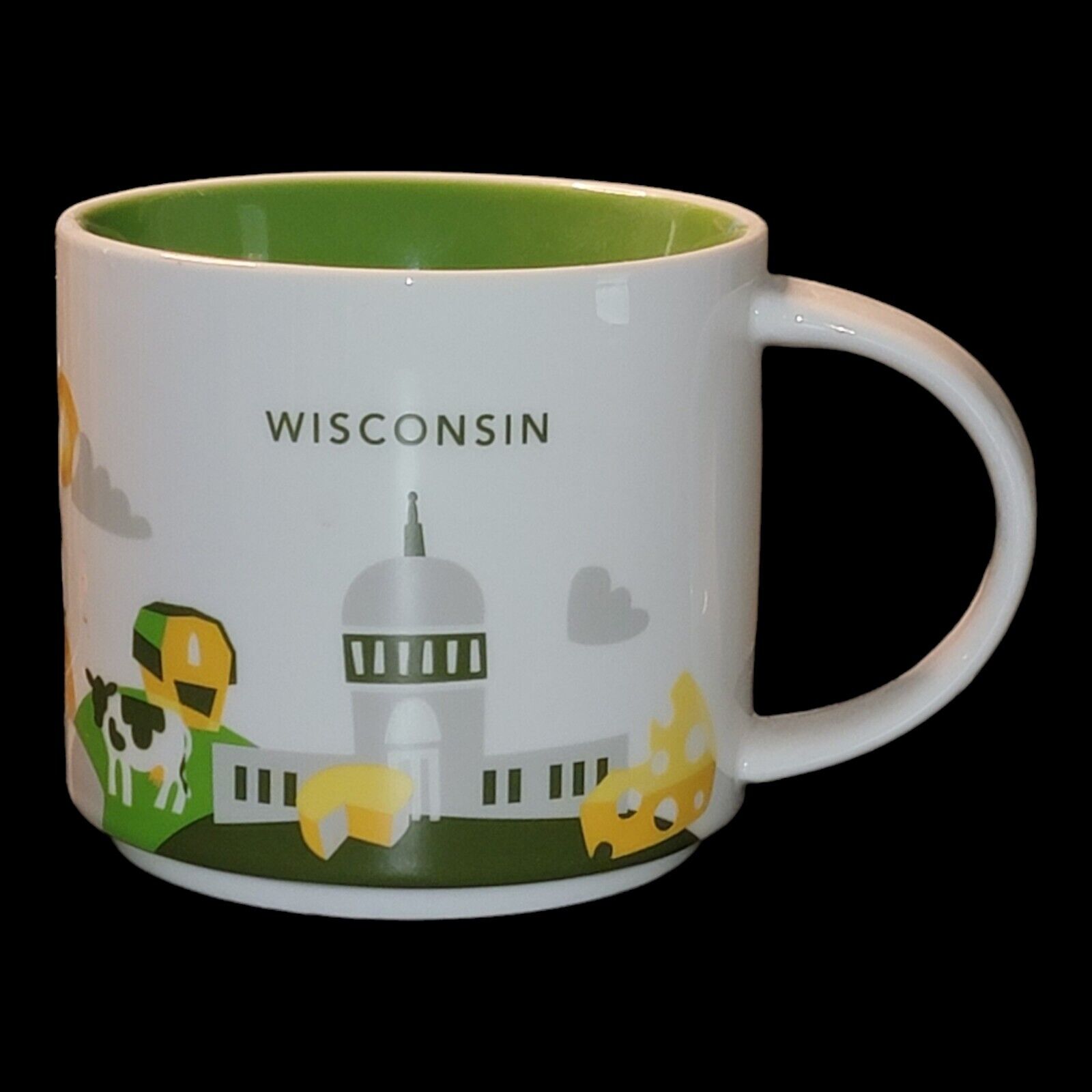 Starbucks Wisconsin You Are Here Series Coffee Tea Mug 2017 NWOB