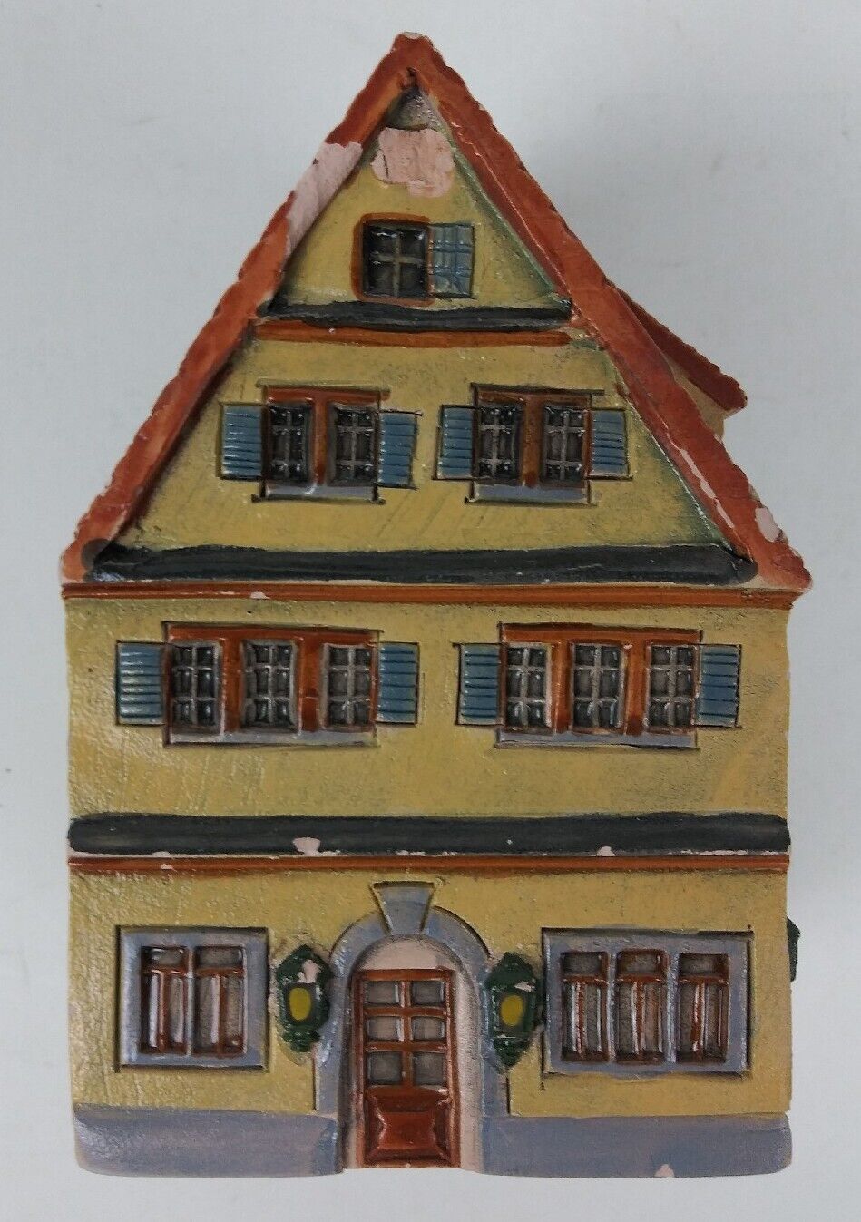 Vintage Gault Miniature Hand Painted House France SN