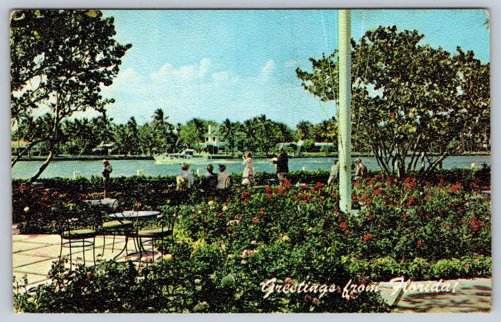 c1960s Fort Lauderdale Bahia Mar Yacht Center Florida Vintage Postcard