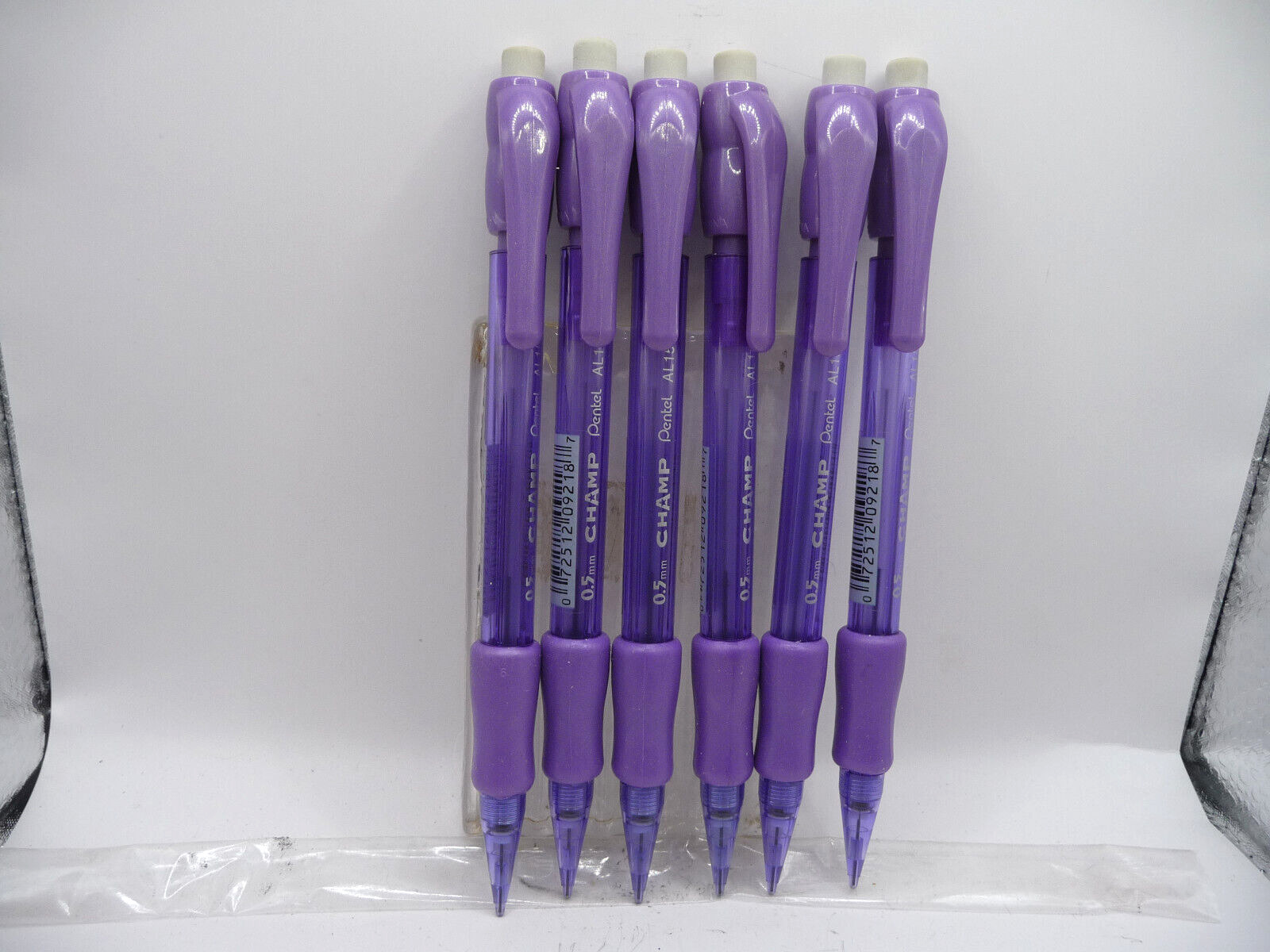 Pentel AL15 Champ 0.5mm Pencil Violet--Lot of 6 pencils