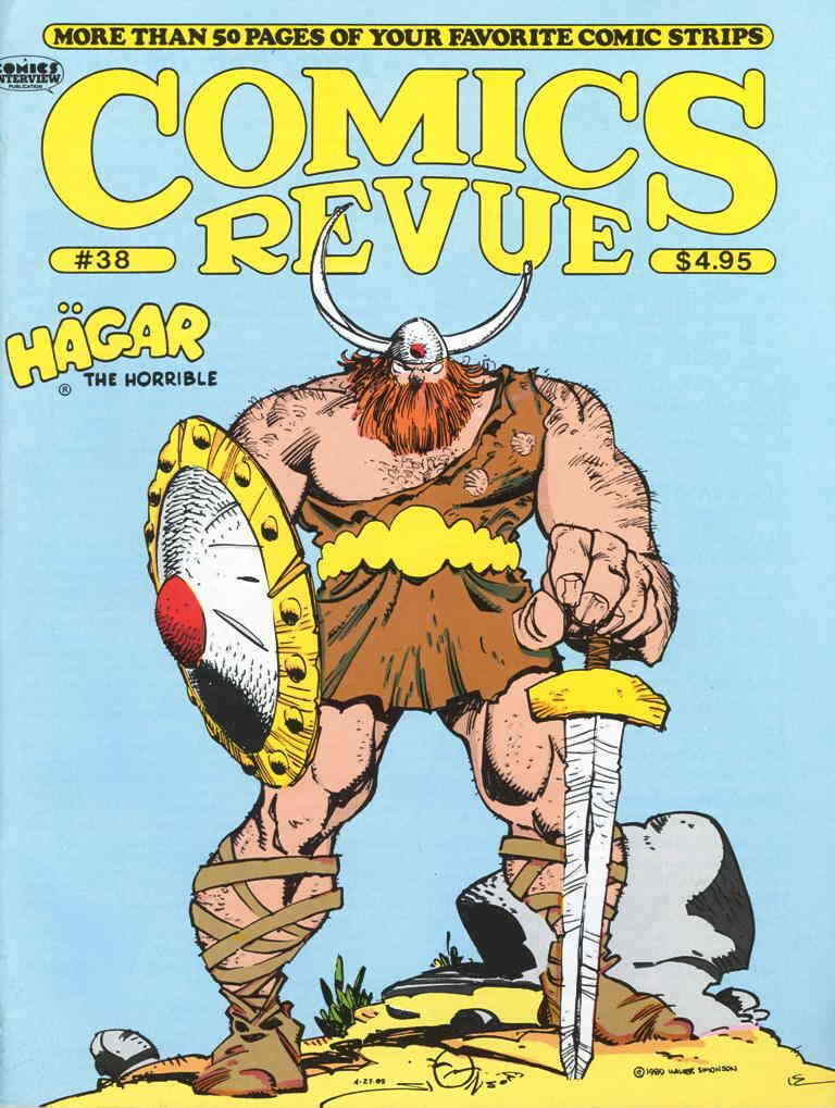 Comics Revue #38 FN; Comics Interview | Walter Simonson Hagar the Horrible - we