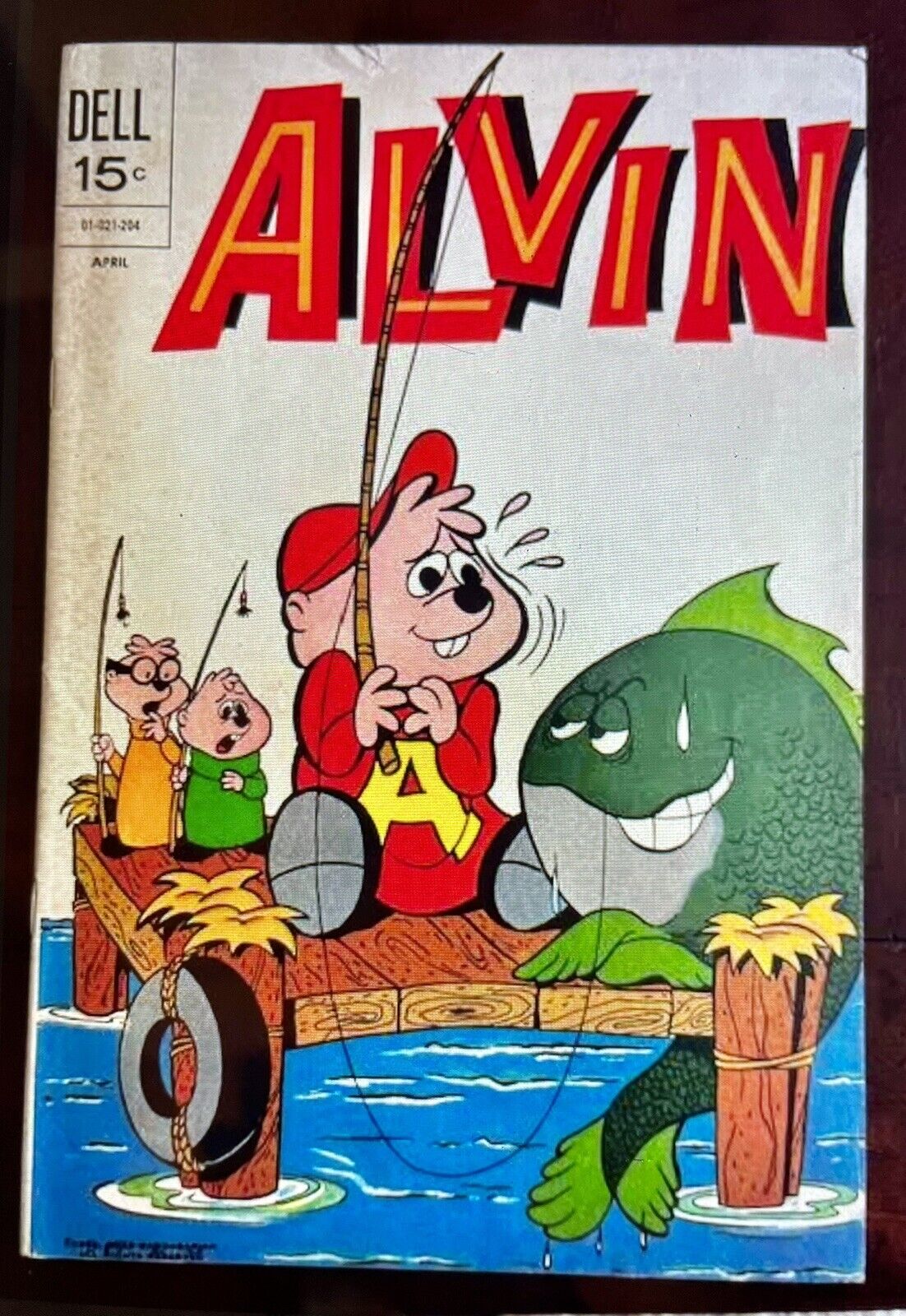 Vintage Dell Comics Book Alvin # 24 April 1974 Water on The Brain 15 Cents