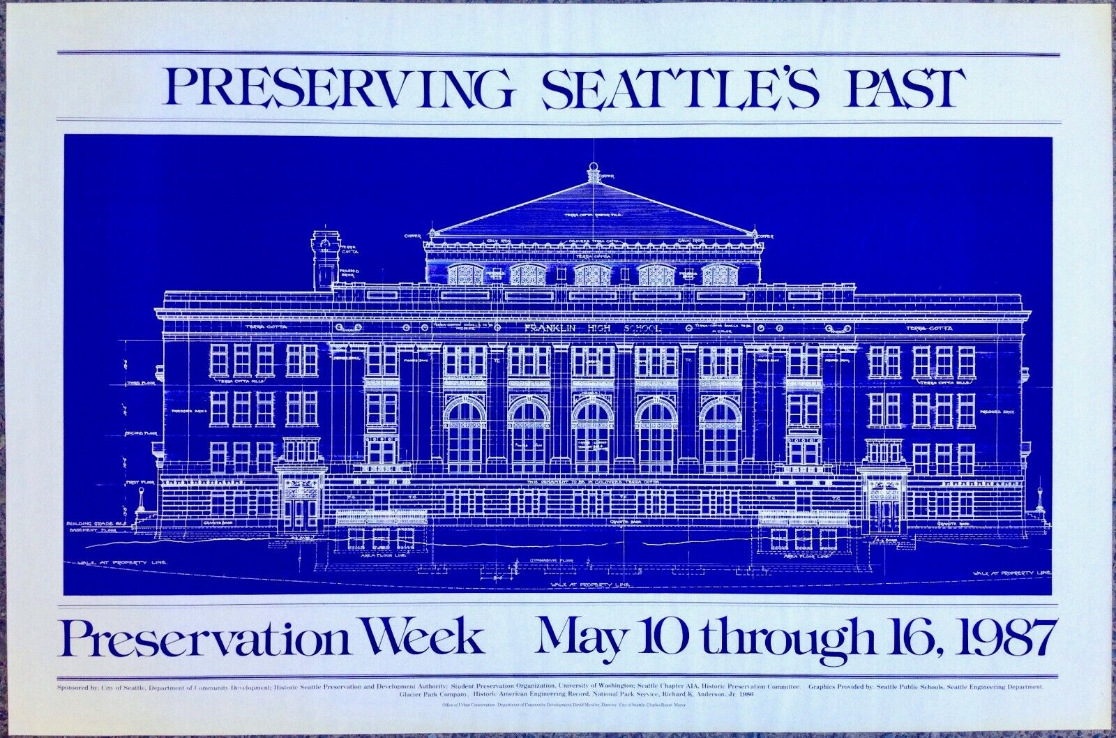 Preserving Seattle\'s Past 1987 ~ Original 24\