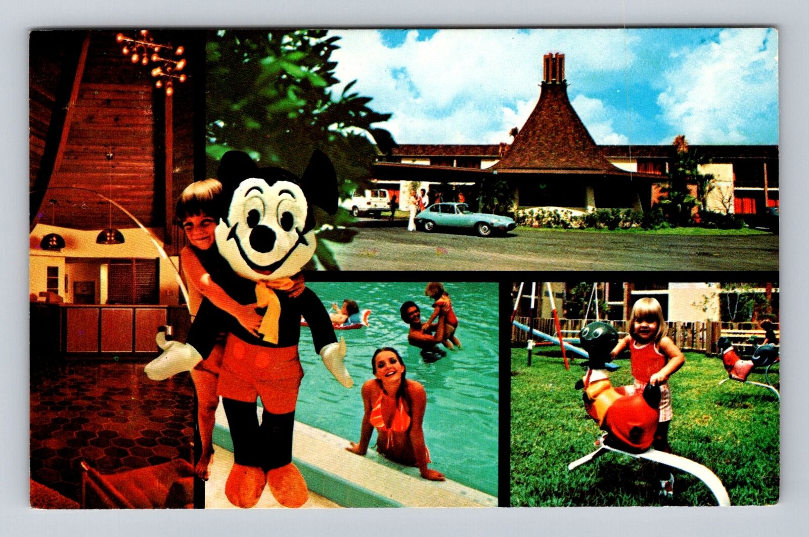 Orlando FL-Florida, Gateway Inn, Advertisement, Antique, Vintage Postcard
