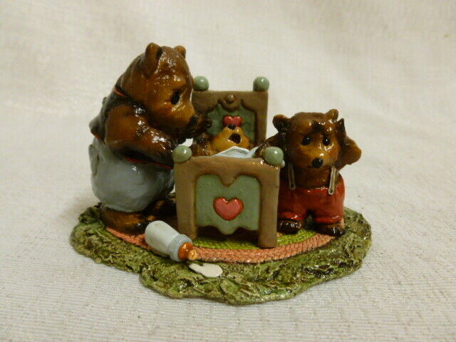 Wee Forest Folk Father's NIght Special Edtion BB-05 Mouse Figurine Bear