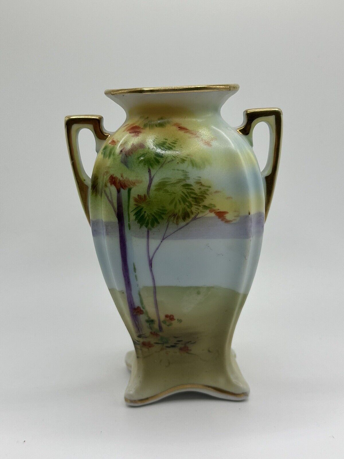 Vintage Hand Painted Nippon Vase 6\