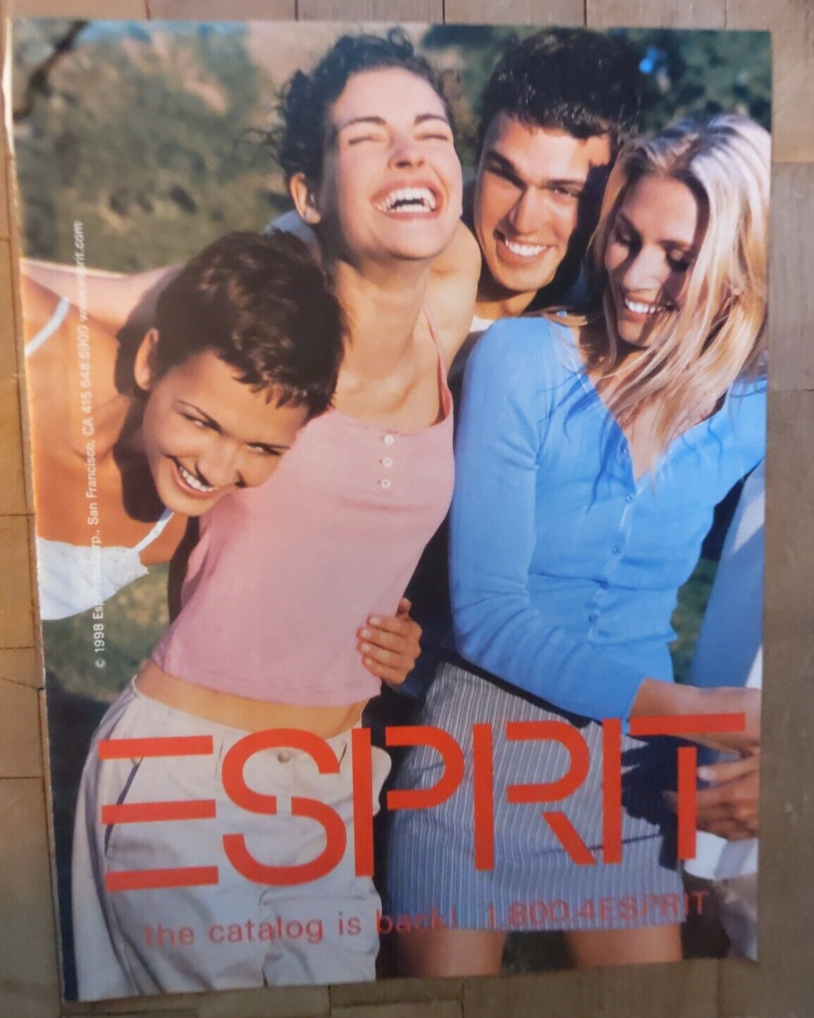 Esprit Vintage 1998 Print Ad \