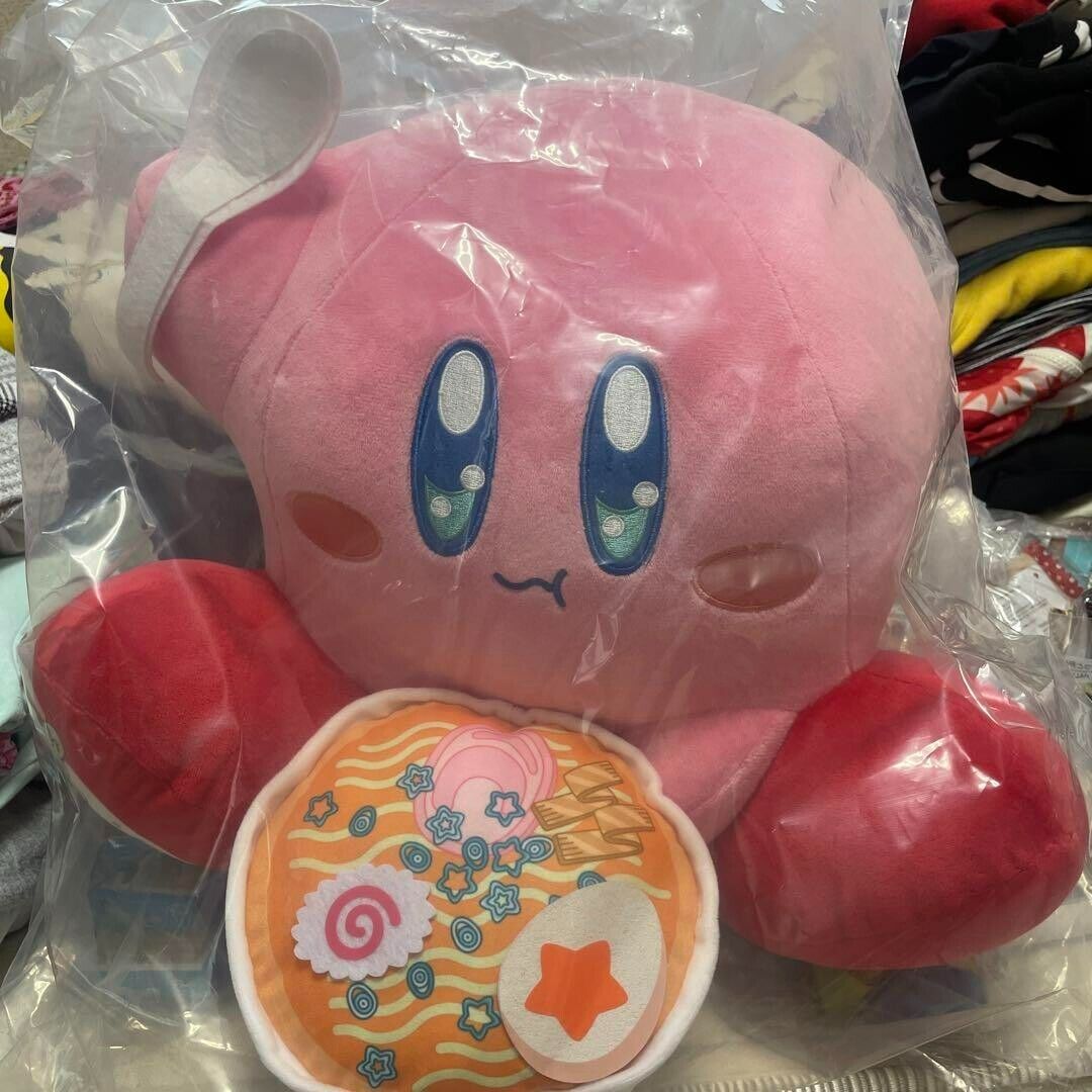 Ichiban kuji Hoshi no Kirby Pupupu Ramen Kirby Plush Doll Japan B prize