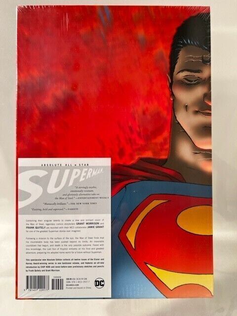 Absolute All Star Superman by Grant Morrison HC - Sealed