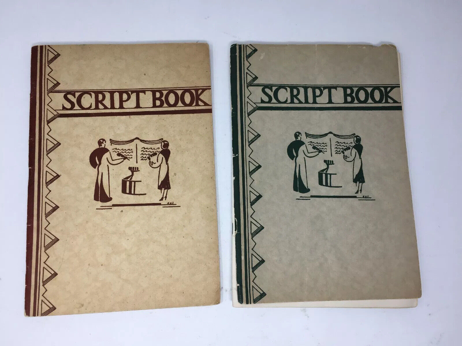 1931 '32 Denver East High School Script Club Scriptbook Collection of Poems Book
