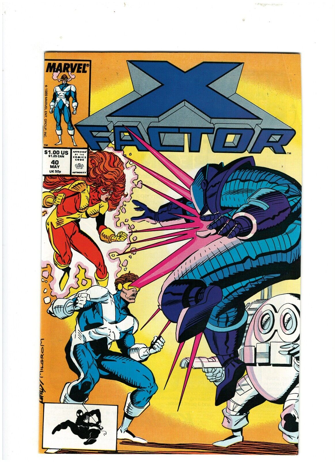 X-Factor #40 Marvel Comics 1989 Rob Liefeld, Orphan Maker VF+ 8.5