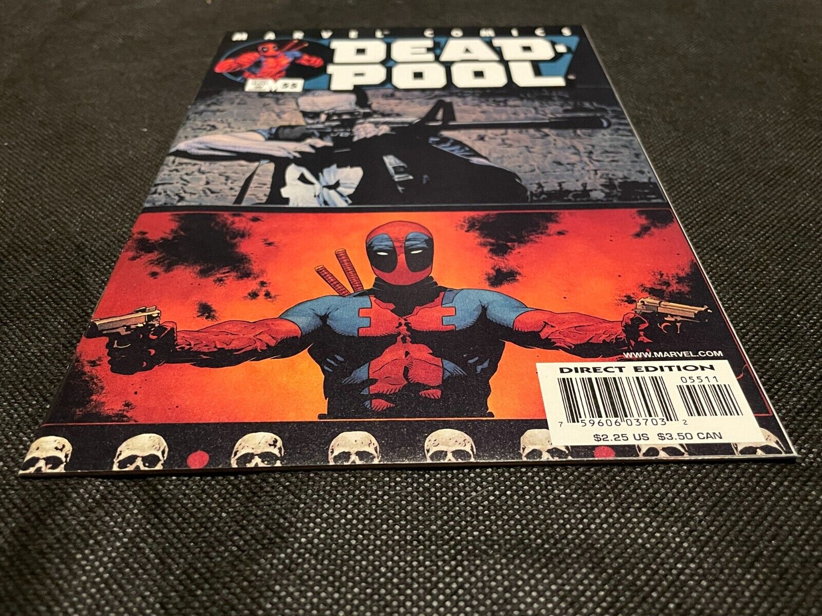 Deadpool #55 1st Punisher vs Deadpool Battle & Cover MCU Marvel 2001 - NM