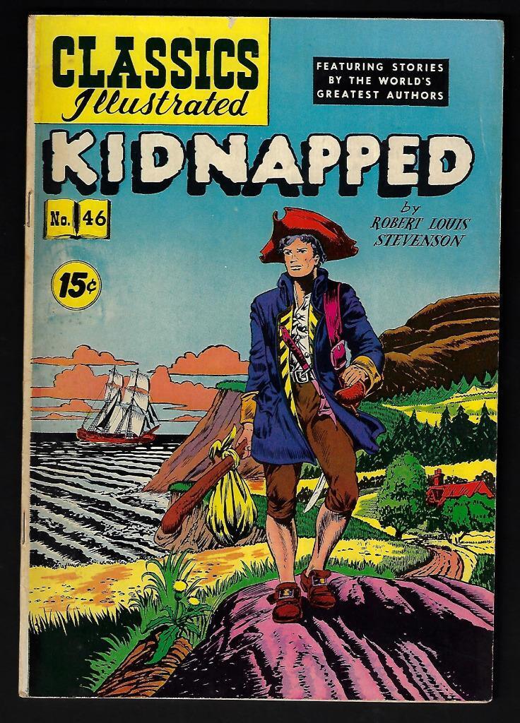 Classics Illustrated #46, Kidnapped, HRN 87 -FINE