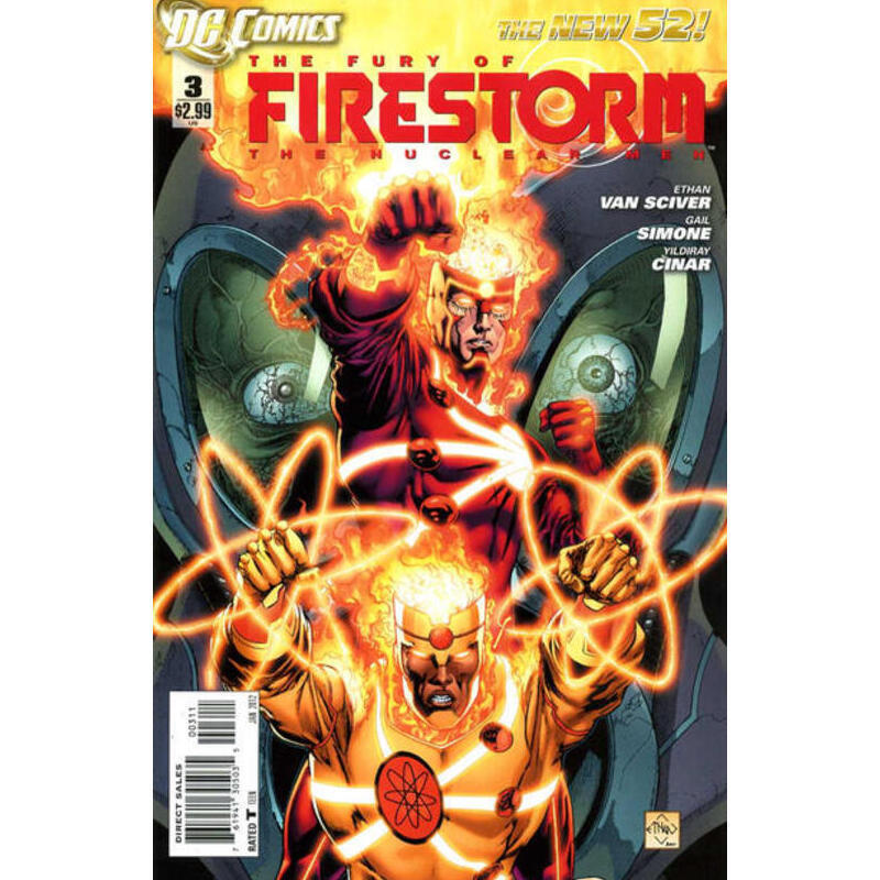Fury of Firestorm: The Nuclear Men #3 in Near Mint + condition. DC comics [i