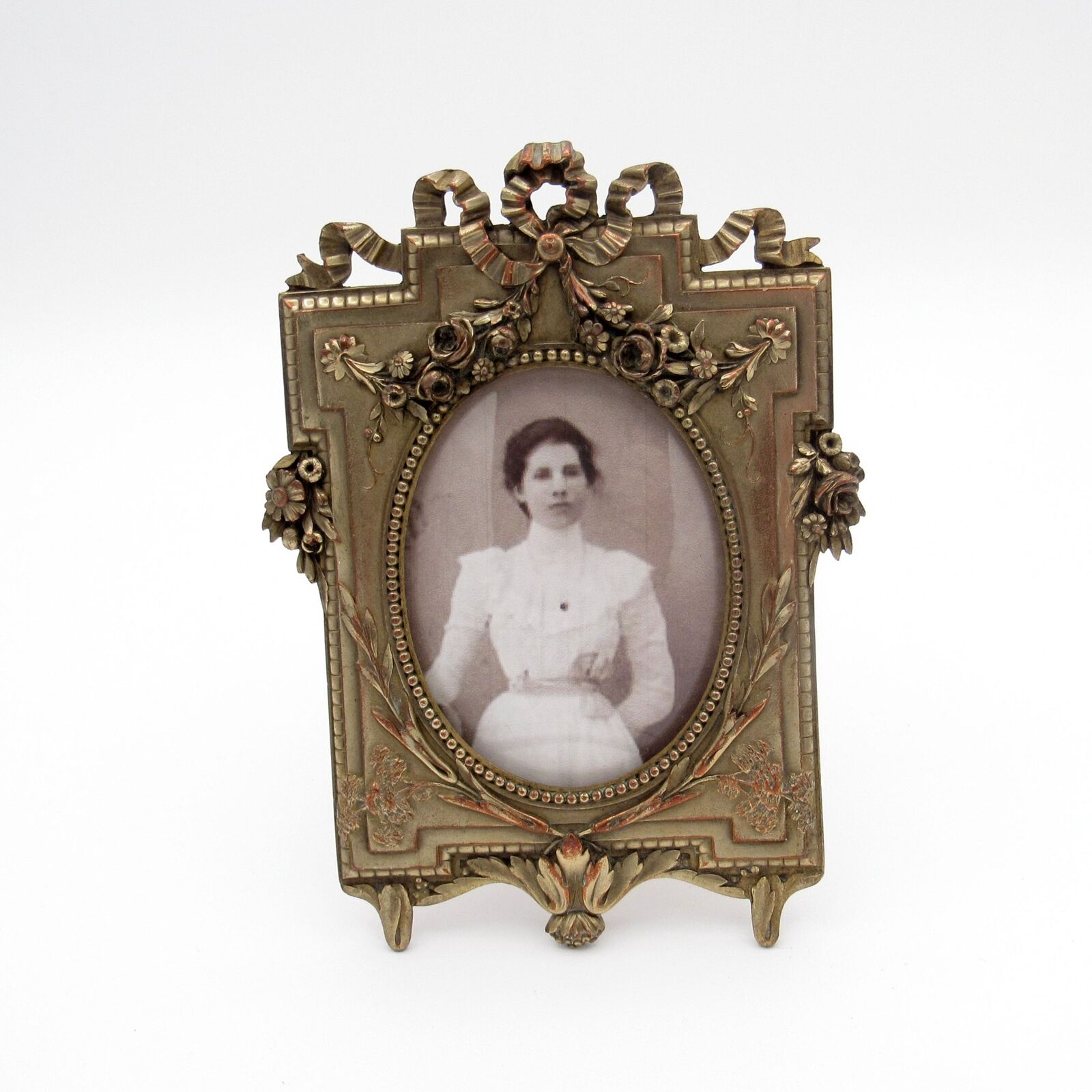 Antique Heavy QUALITY Bronze Picture Photo Frame