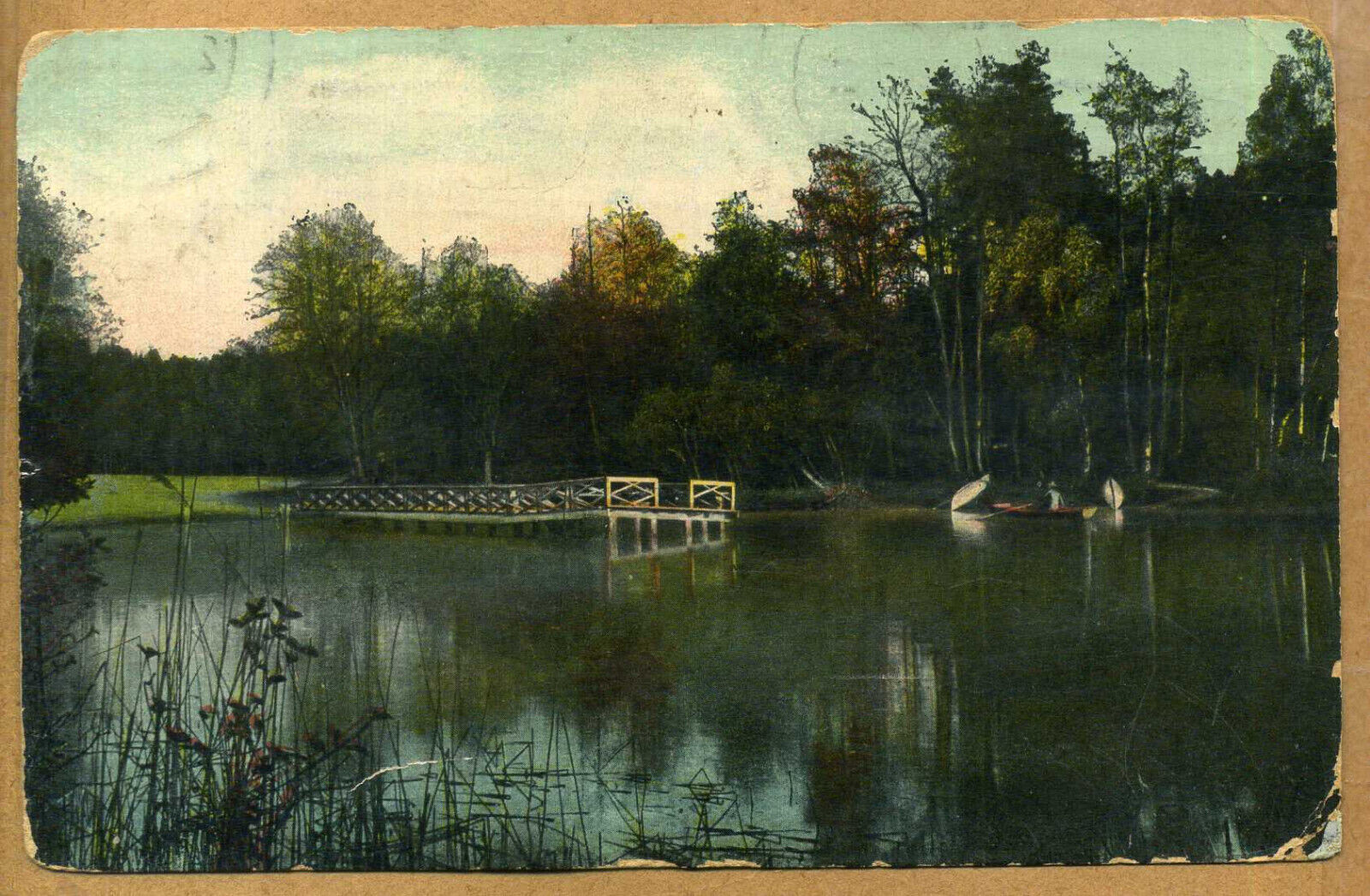 Latvia 1913 Greetings Postcard