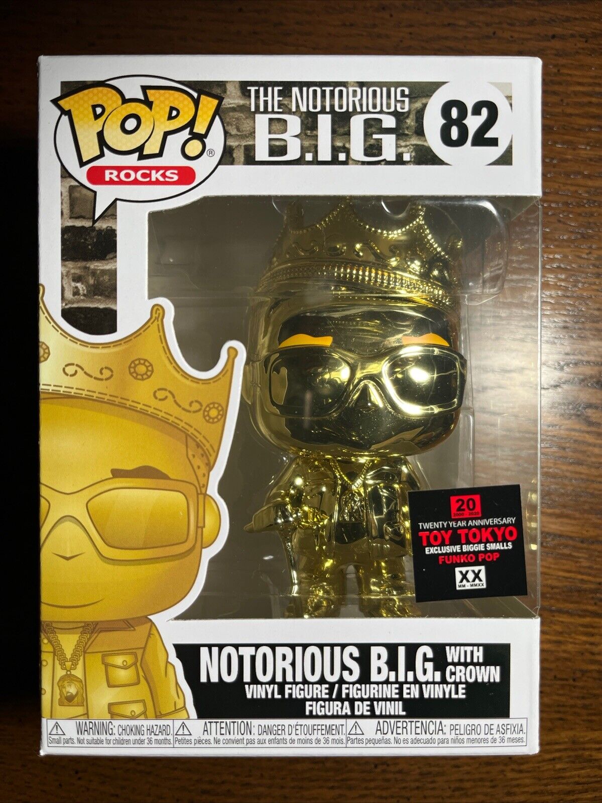 Funko POP Rocks Notorious B.I.G. (with Crown) #82 Toy Tokyo Exclusive