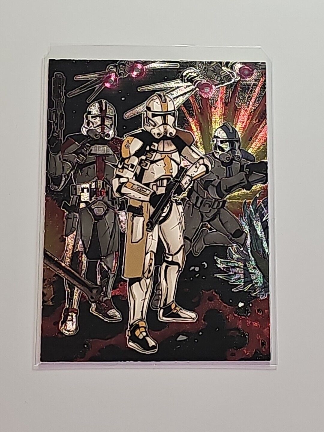 2006 Topps Star Wars Evolution Update Edition Etched Foil Clone Troopers #6