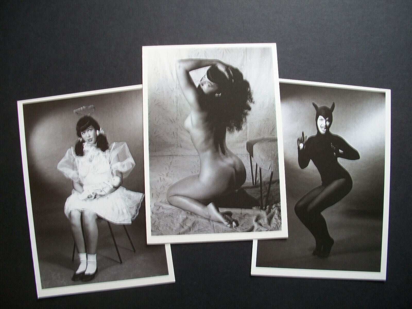 🌟 Bettie Page Oversize Postcard Card Lot 🌟 Yeager Photos Insert Pin up Taschen