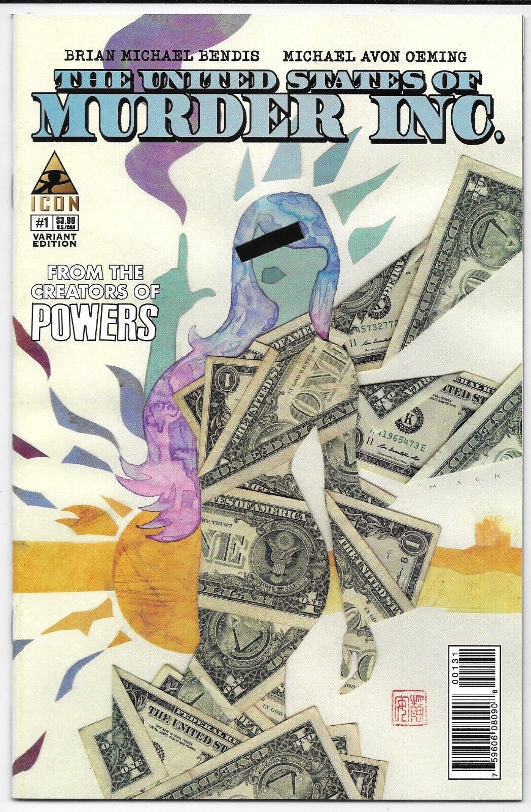 United States Of Murder #1 NM- 2014 Icon Marvel Comics 1:15 Mack Variant Bendis