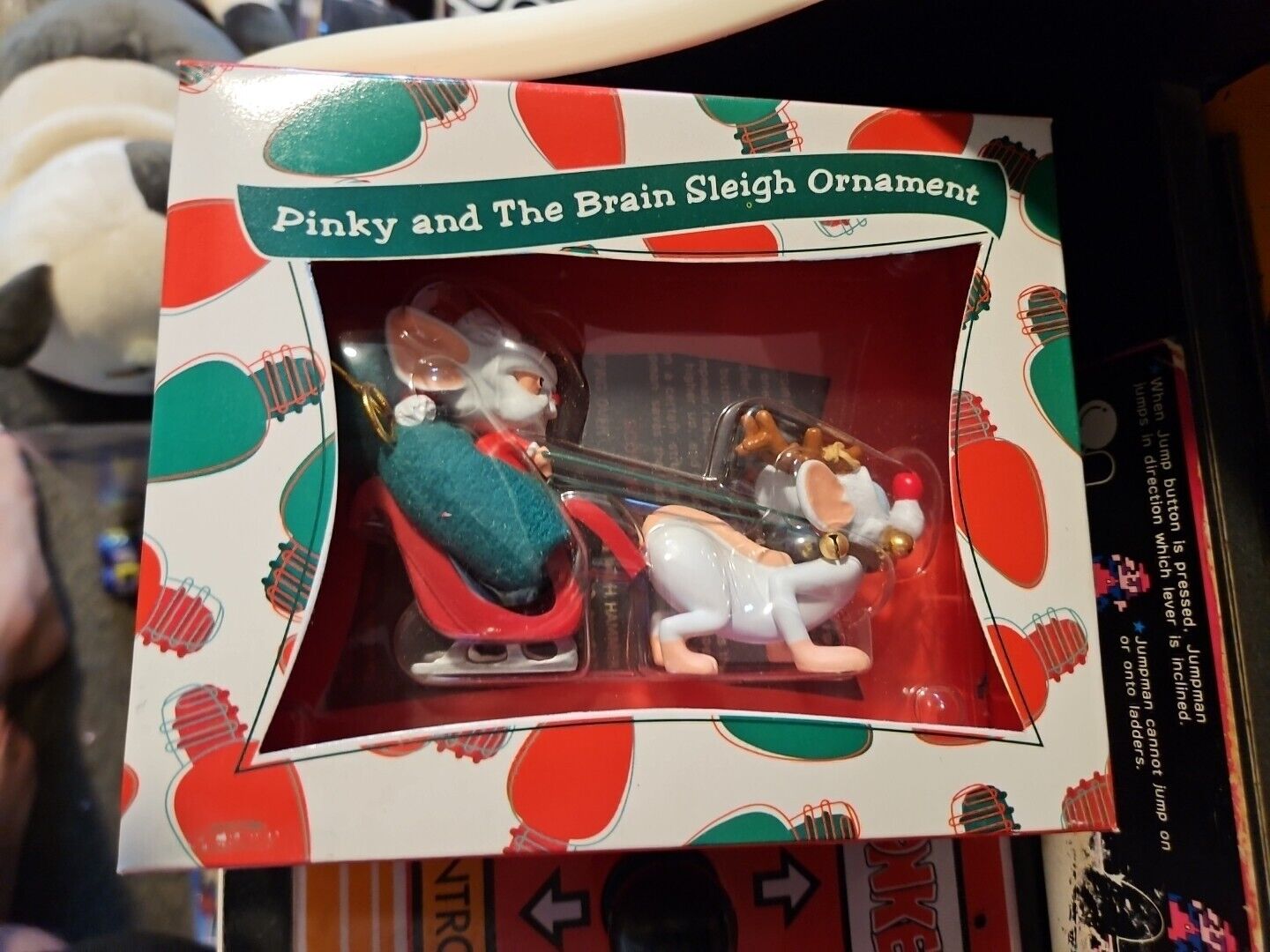 PINKY and the BRAIN Animaniacs XMAS Ornament Great Shape Hard To Find 