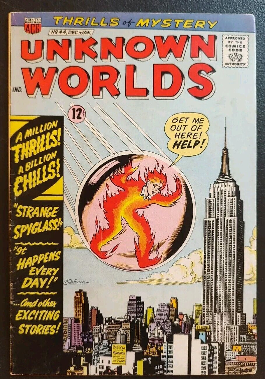 Unknown Worlds 44 American Comics Group 1965 Upper Mid Grade Copy🔥💎🔑