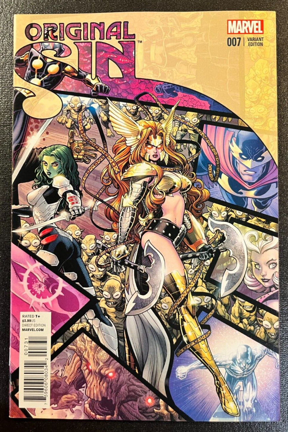 Original Sin 7 Variant ANGELA GAMORA Art Adams Cover V 1 Guardians of the Galaxy