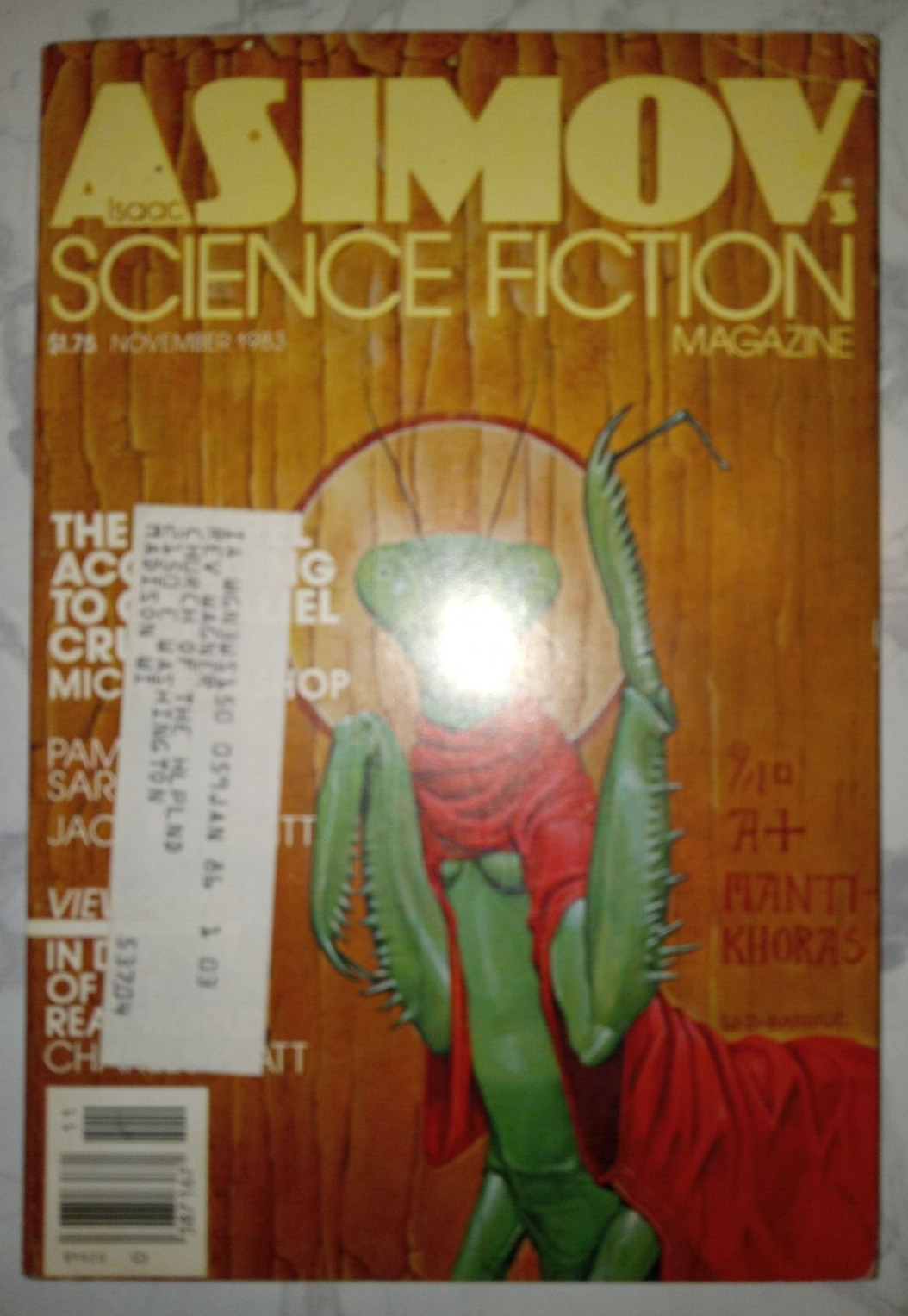 Asimov's Science Fiction Vol. 7 #11 November 1983 Condition VG
