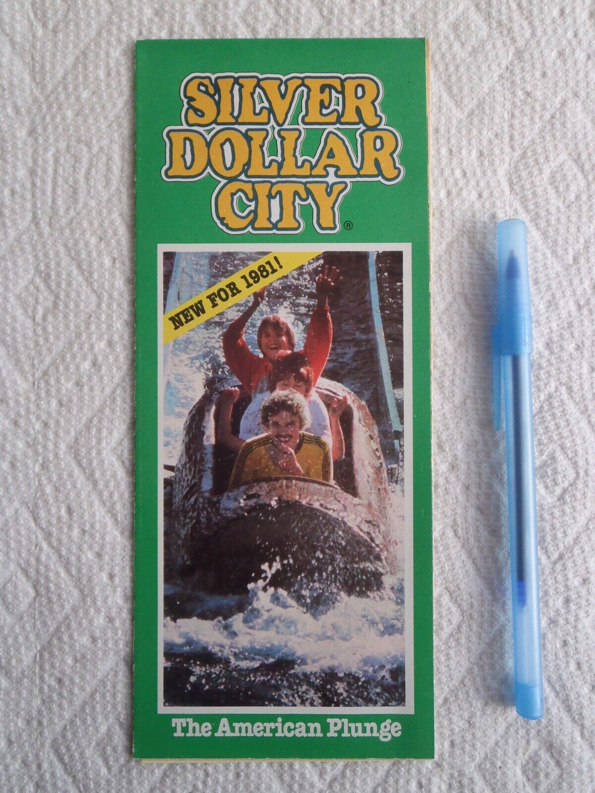 Silver Dollar City Branson Missouri 1981 Park Brochure Mayor Shad Heller Rare
