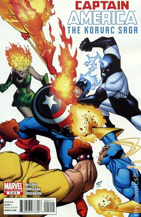 Captain America The Korvac Saga #2 FN 2011 Stock Image