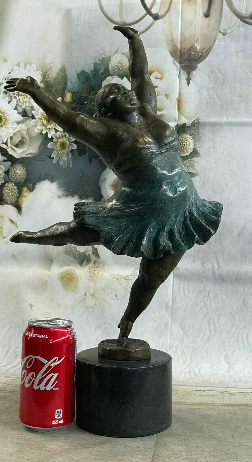 Art Deco Bronze Ballerina Ballet Statue Sculpture Abstract Art Mid century Deco