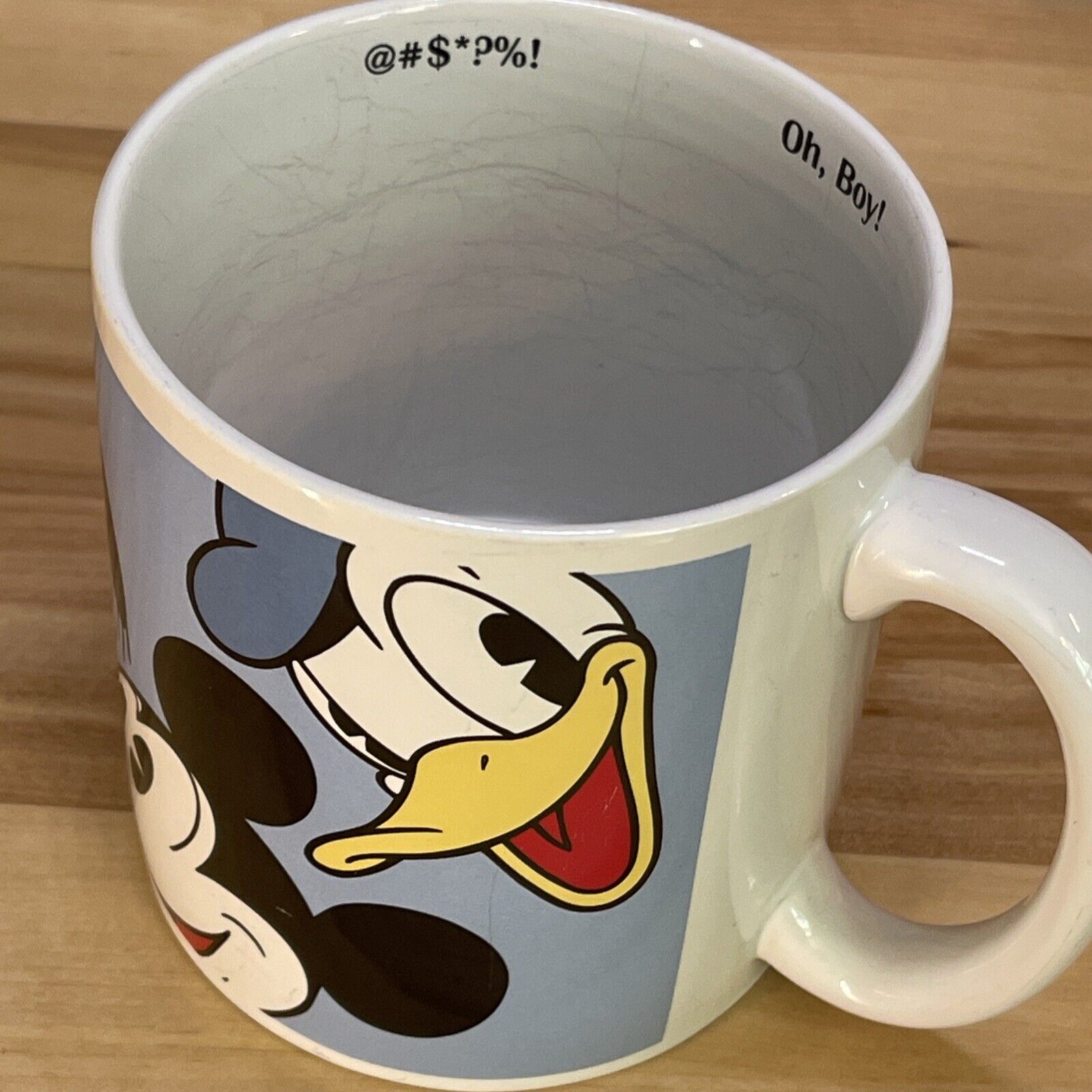 Disney Store Fab 5 Large Coffee Mug Mickey Mouse Minnie Goofy Pluto Donald Cup
