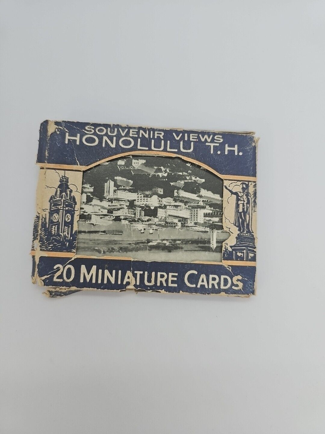 Vtg Souvenir Views of Honolulu, T. H. Vintage T.H (19 Miniature Cards)