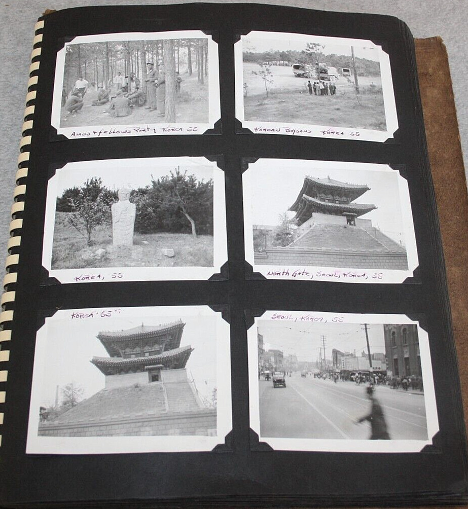 B&W Vintage KOREA 1955 Photographs On the Town Seoul North Gate Pictures