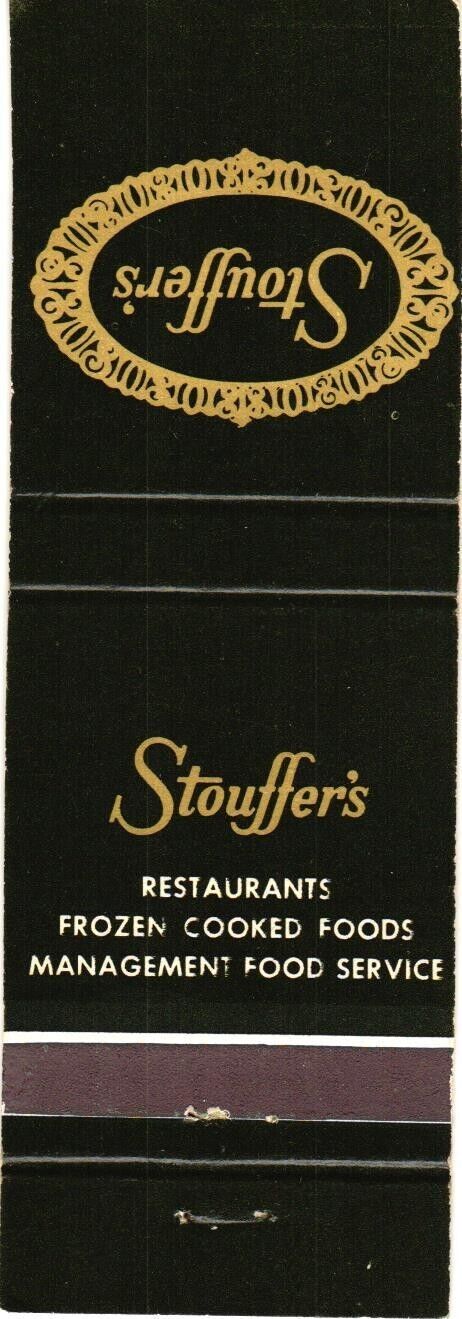 Stouffer's Restaurants, Frozen Cooked Foods, Atlanta Vintage Matchbook Cover