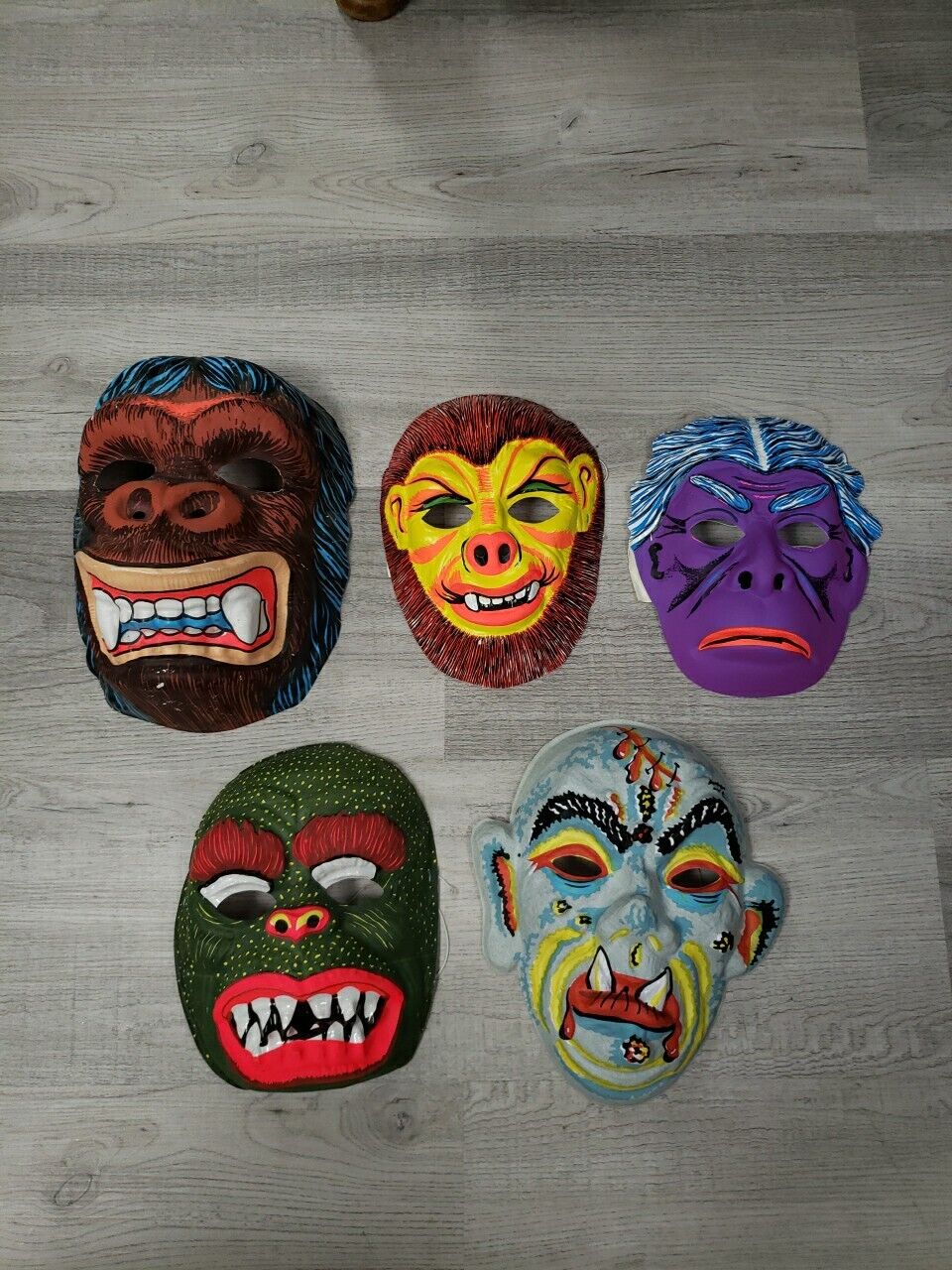 Halloween Mask Vintage Lot 2