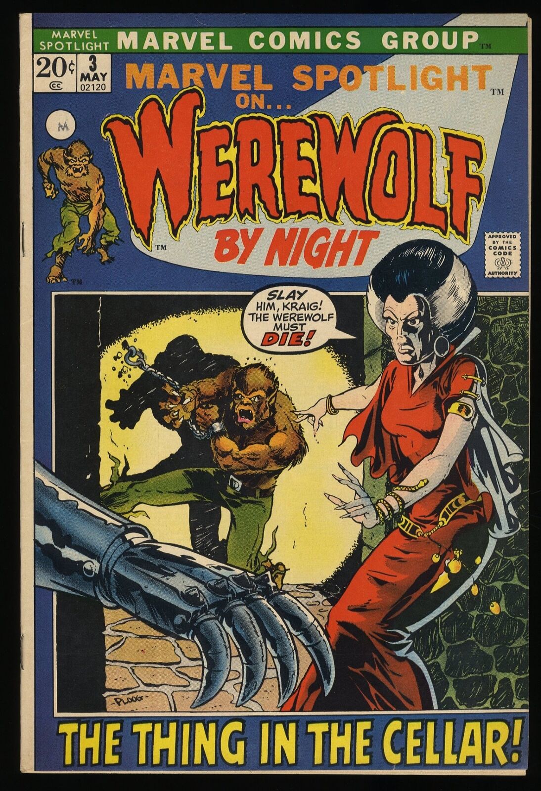 Marvel Spotlight #3 VF 8.0 2nd Appearance Werewolf by Night Mike Ploog