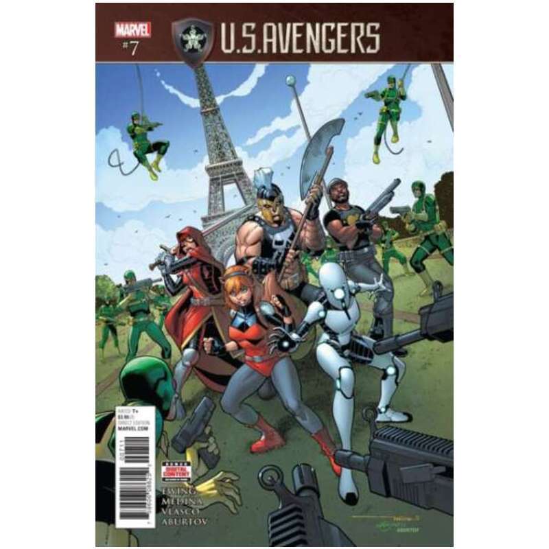 U.S. Avengers #7 Marvel comics NM+ Full description below [j;