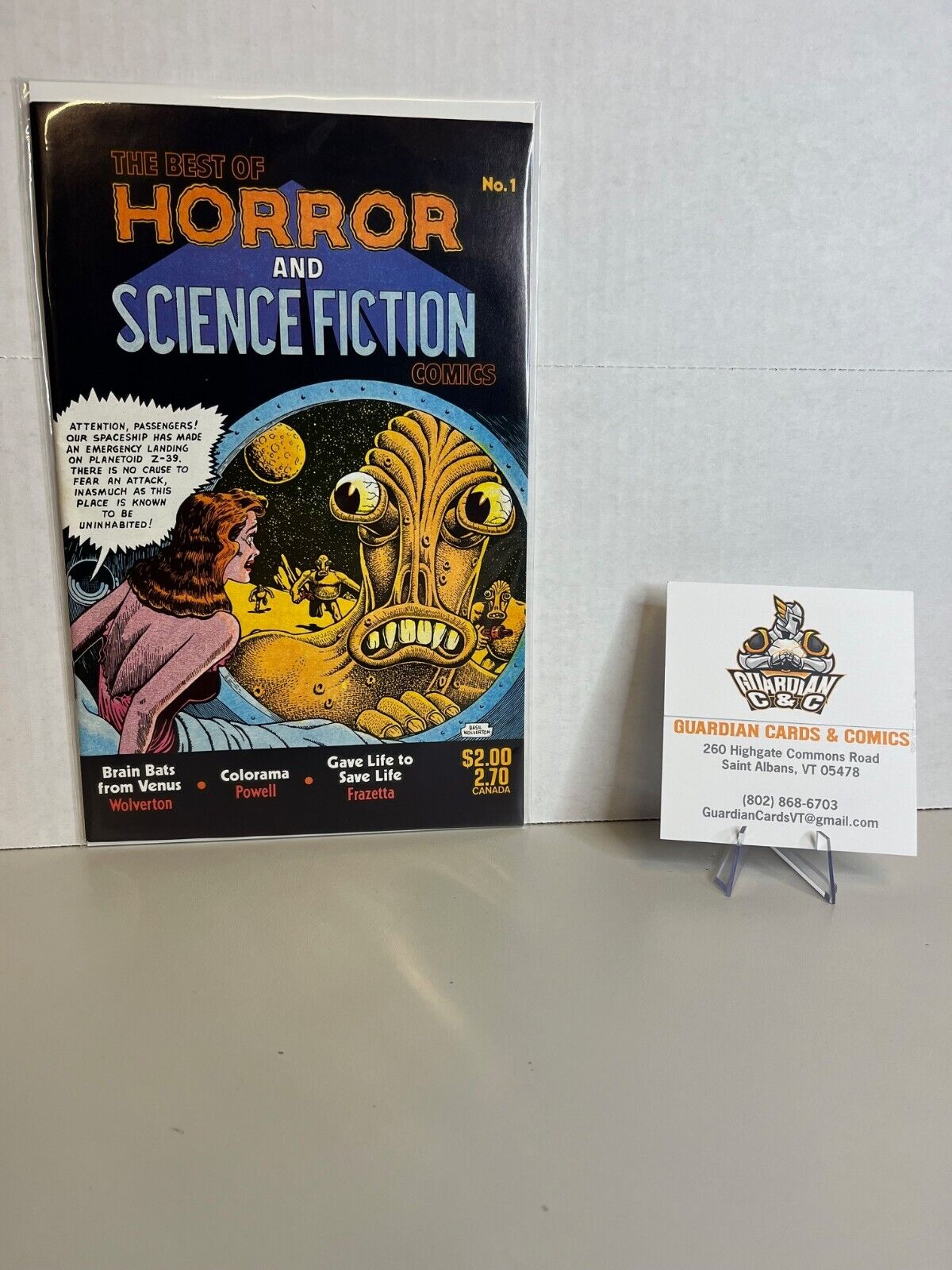 Horror and Science Fiction Comics #1 1987 Wolverton Frazetta Powell [Near Mint]