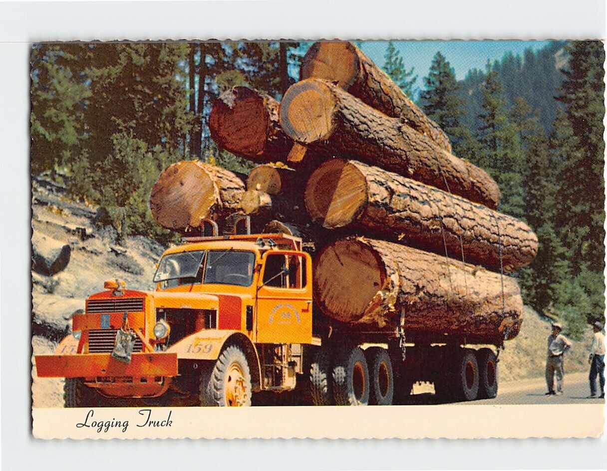 Postcard Logging Truck