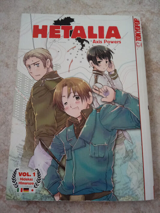 Hetalia Axis Powers Volume #1 Manga, Hidekaz Himaruya, Great Shape, 1st Print
