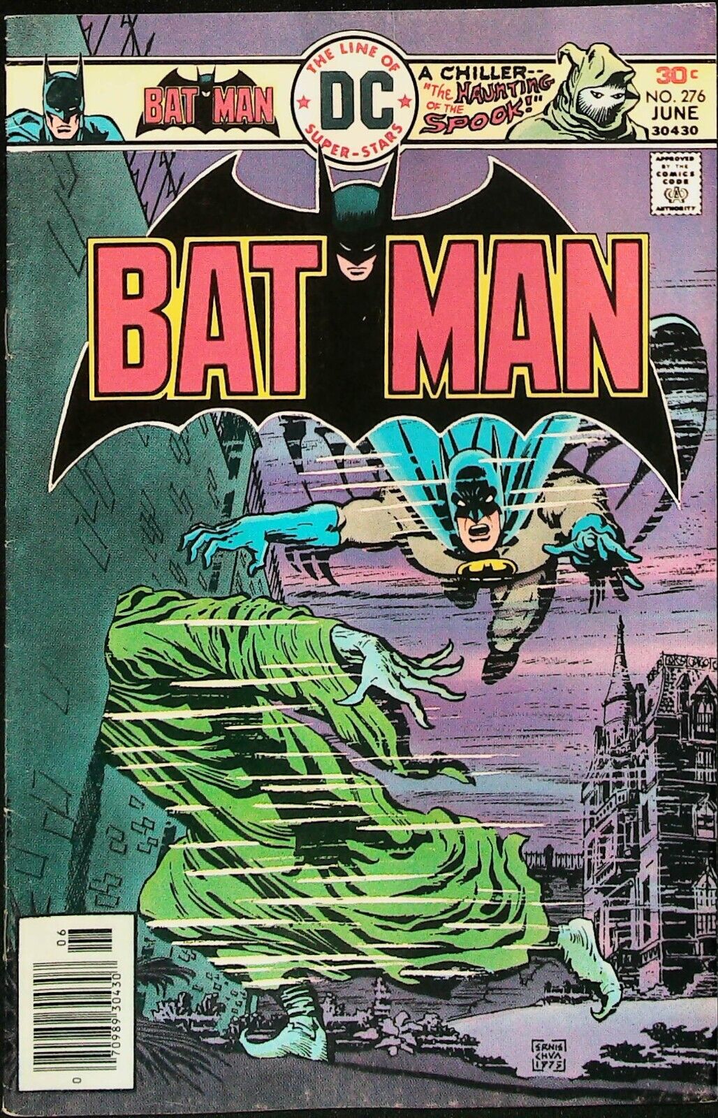 Batman #276 Vol 1 (1976) - DC - Spook Appearance - Very Fine Range