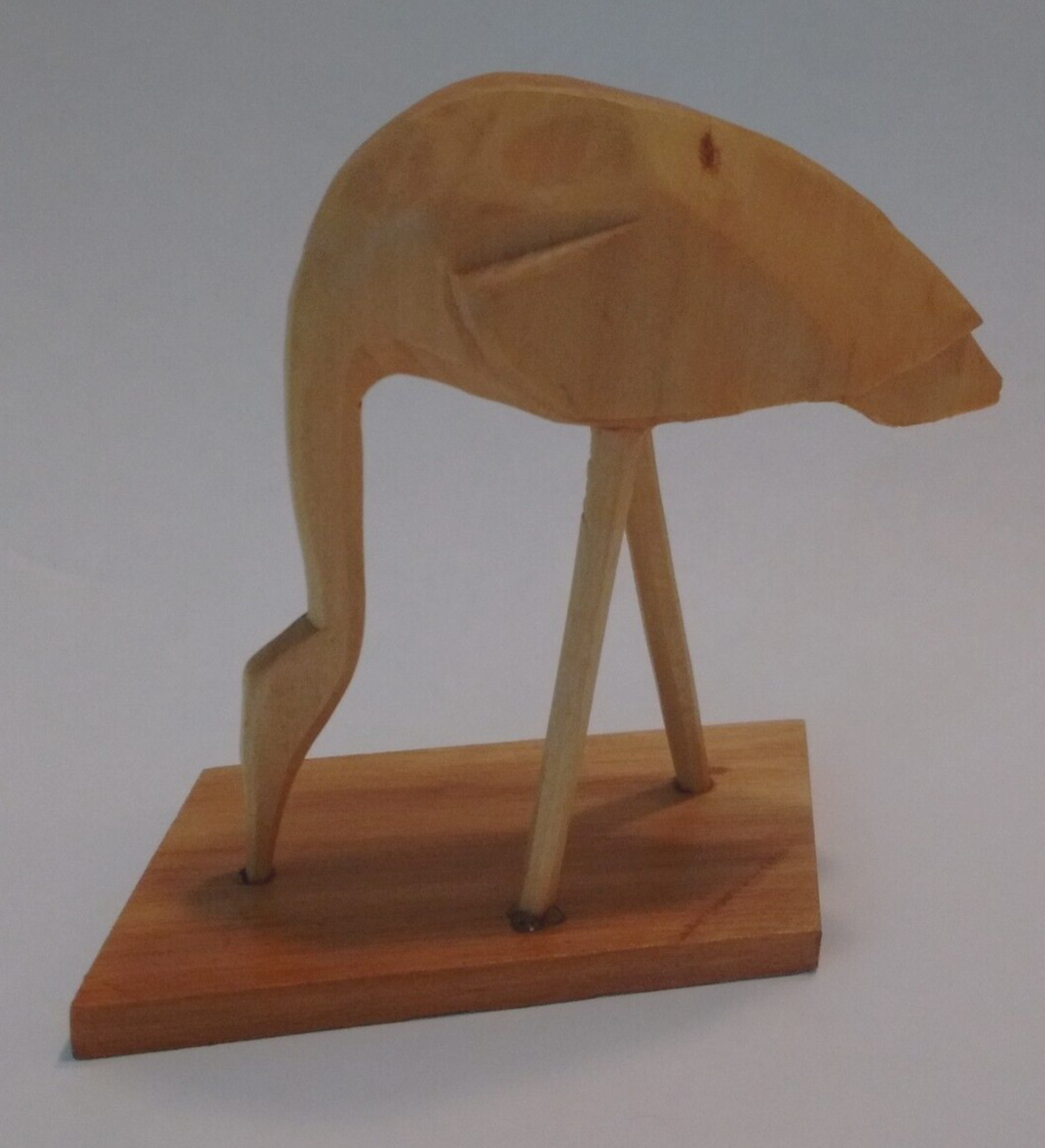 Wood Bird Carving Handcrafted - Vintage #7