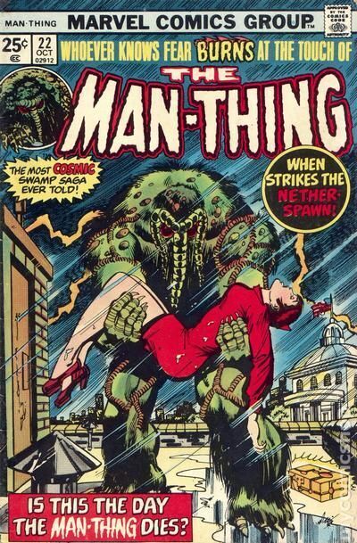 Man-Thing #22 FN/VF 7.0 1975 Stock Image