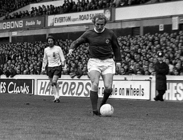 Dave Clements The Everton Football Club Forward 1973 Old Photo