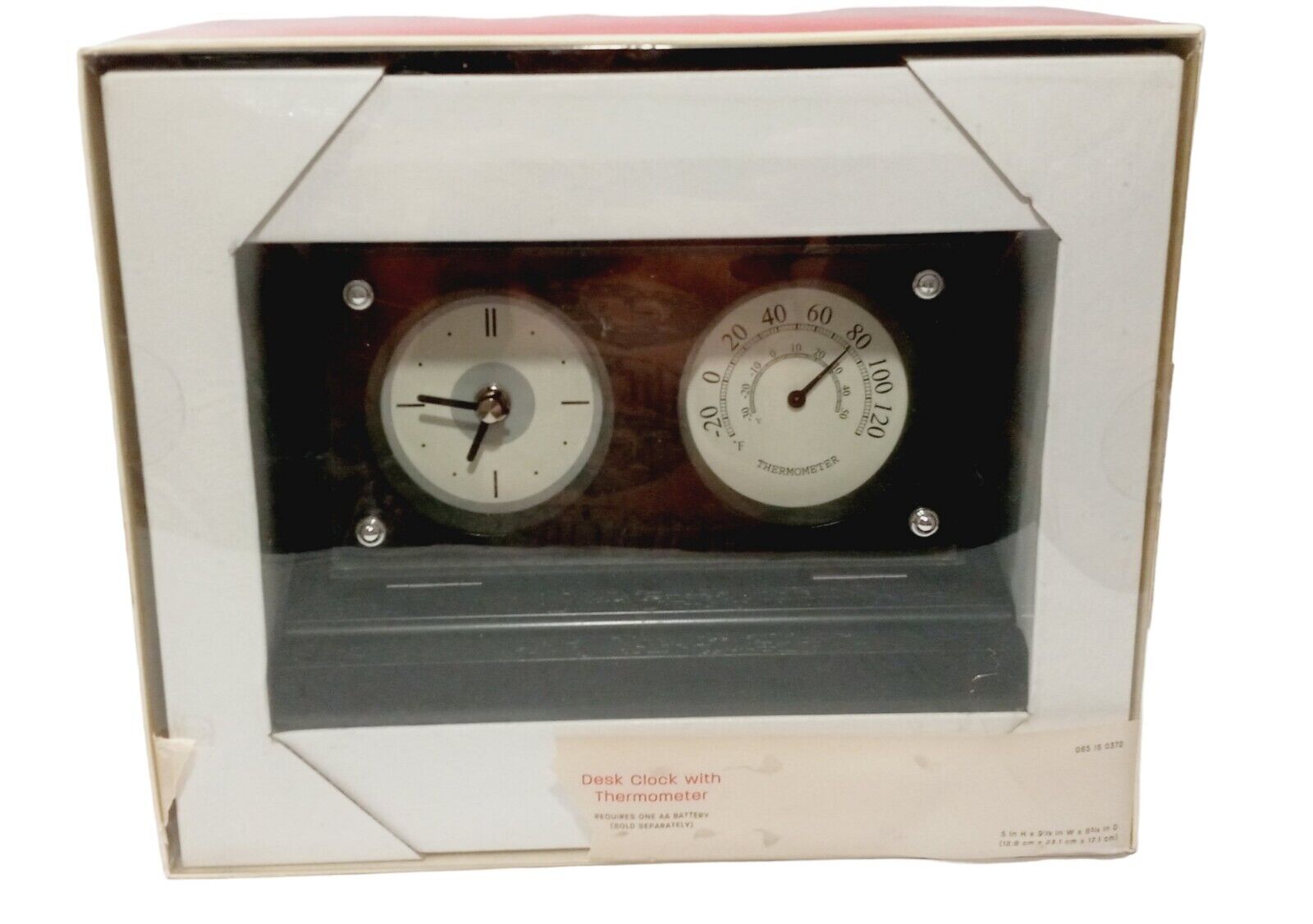 Desk Clock With Thermometer Target Brand NEW Open Box FAST SHIPPING