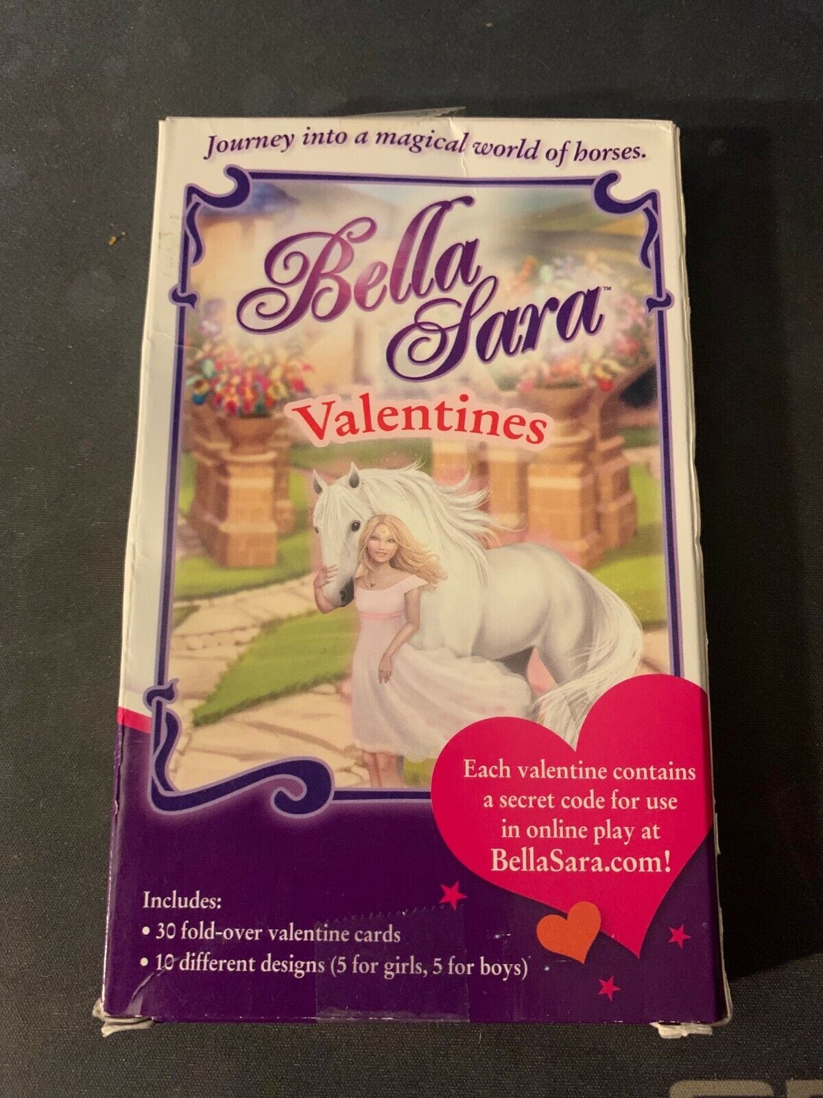 New Bella Sara 30 Valentine Card Pack