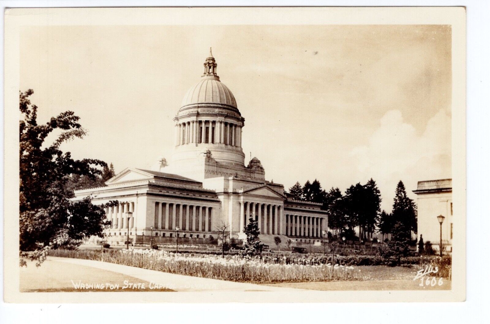 c1940s RPPC Olympia, WA Postcard - Washington State Capitol - Unposted